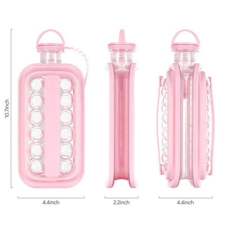 Portable Ice Grid Mold bottle