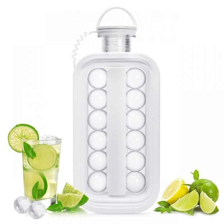 Portable Ice Grid Mold bottle