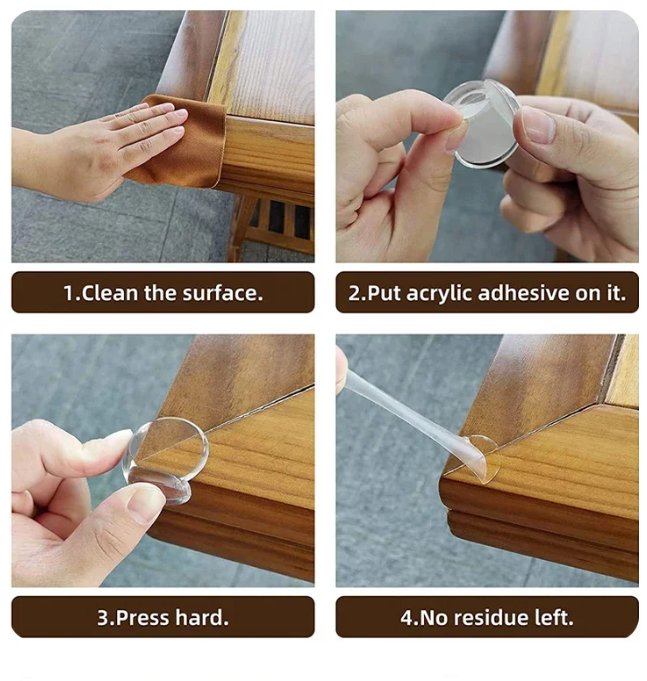 Soft Silicone Corner Protectors