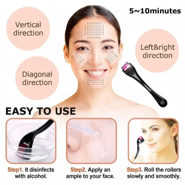 Derma Roller For Facial Skin Care Hair-loss Treatment Tool