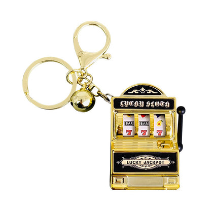 Mini Gambling Slot Machine Keychain