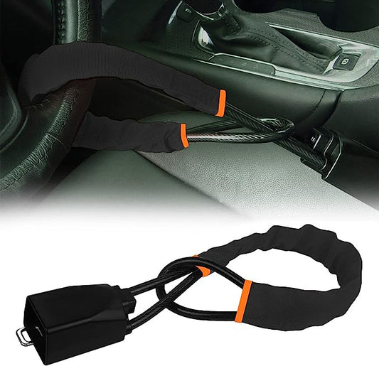 Universal Anti Theft Steering to Seat Belt Lock