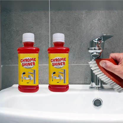 Chrome Shine+ Instant Cleaner for Taps, Glass & Sanitary Fittings 500 ML Bottle