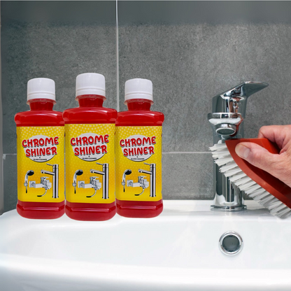 Chrome Shine+ Instant Cleaner for Taps, Glass & Sanitary Fittings 500 ML Bottle