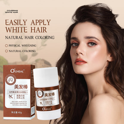Hair Color Touch-Up Stick Non-Toxic Thinning Hair Tint Stick