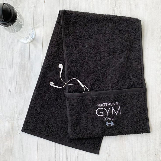 Gym Sweat Towel with Smart Pocket Design