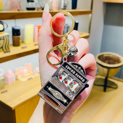 Mini Gambling Slot Machine Keychain