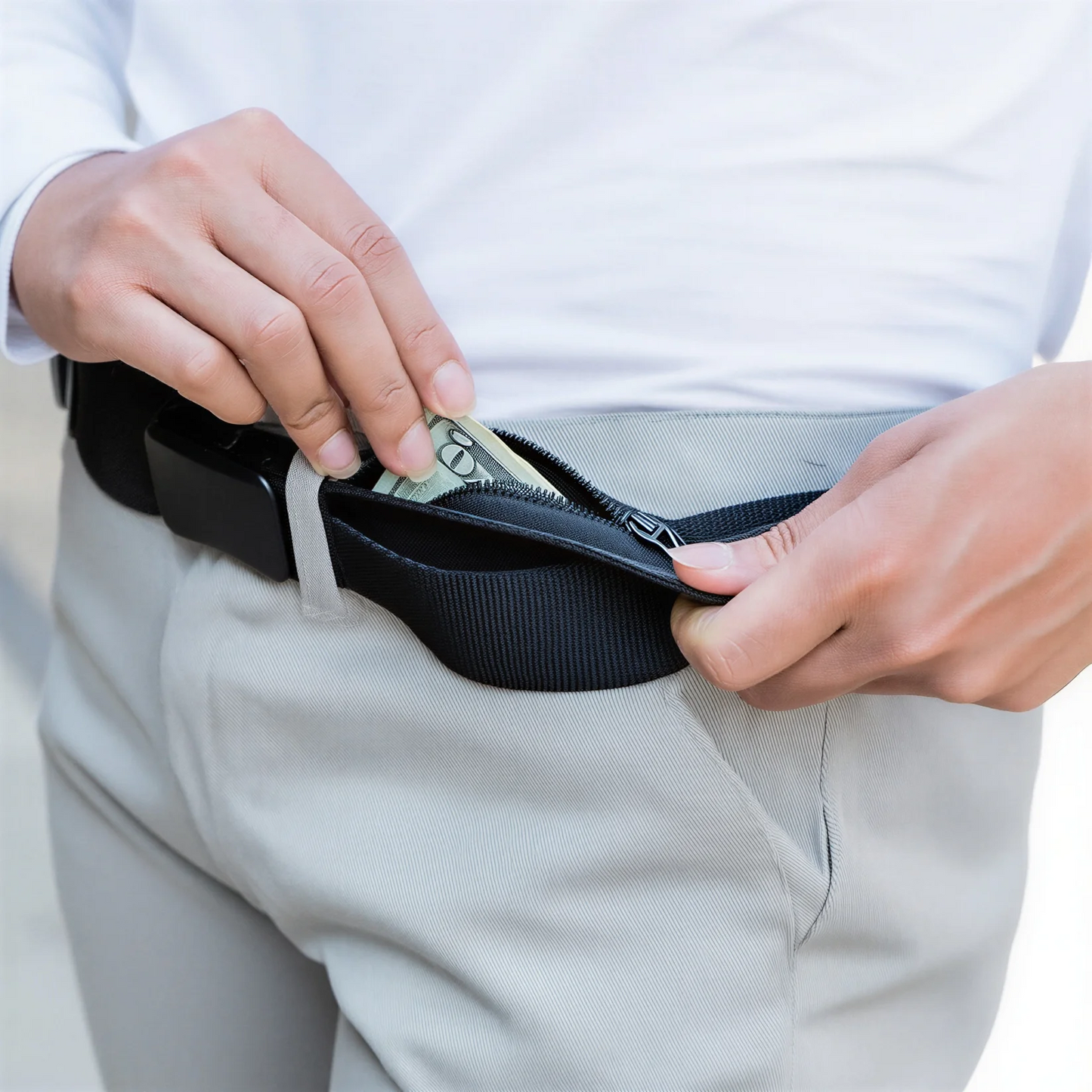 Hidden Pocket Belt