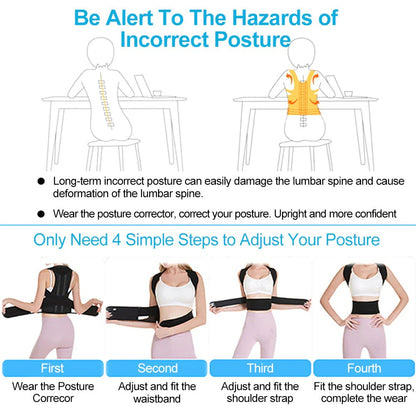 Adjustable Back Posture Belt
