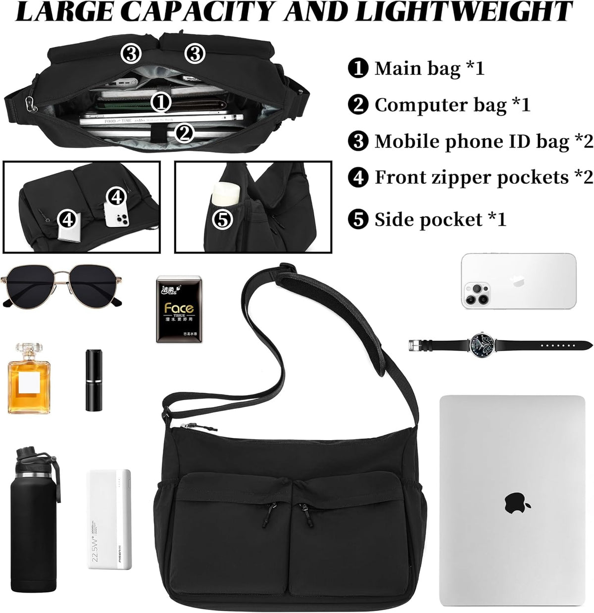 Crossbody Shoulder Bag