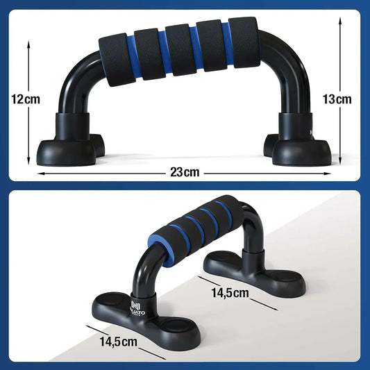 H-Shaped Non-Slip Push-Up Stands - Home Exercise Equipment