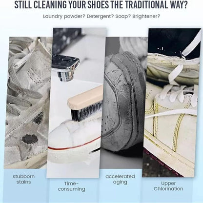 Our Most Viral White Shoe Cleaning Cream™( With Free Sponge )
