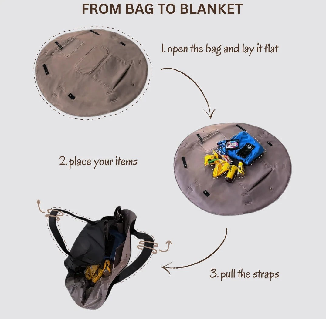 2-in-1 Foldable Shopping Bag