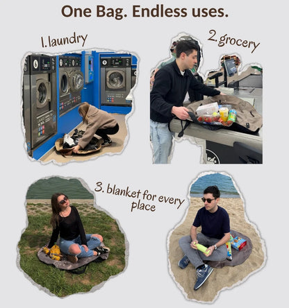 2-in-1 Foldable Shopping Bag