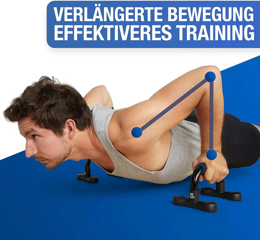 H-Shaped Non-Slip Push-Up Stands - Home Exercise Equipment