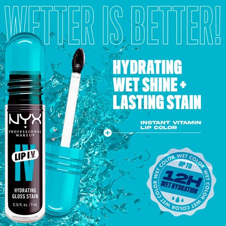 NYX LIP I.V. HYDRATING LIP GLOSS STAIN